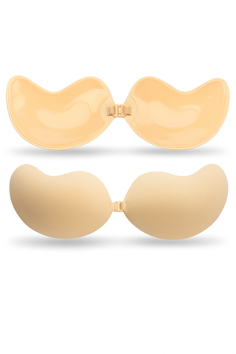 Front Closure Sticky Push-Up Bra - Demuura