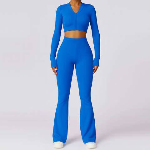 Bright Vibe Yoga Set Long Sleeve - Demuura