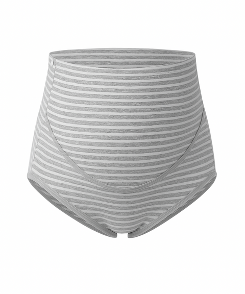 High-Waisted Cotton Maternity Underwear Shorts - Demuura