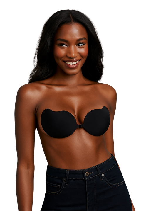 Front Closure Sticky Push-Up Bra - Demuura