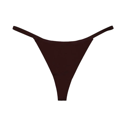 8-Pack Low Waist Seamless Thongs - Demuura