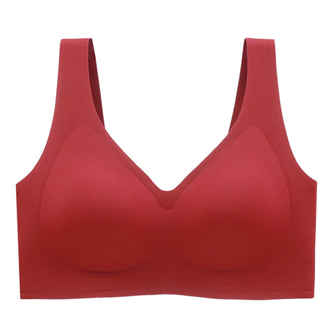 Plus-Size Seamless Push-Up Bra - Demuura
