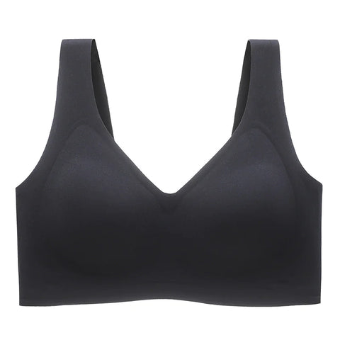 Plus-Size Seamless Push-Up Bra - Demuura