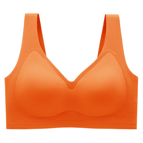 Plus-Size Seamless Push-Up Bra - Demuura