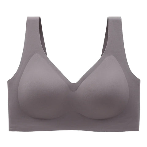 Plus-Size Seamless Push-Up Bra - Demuura