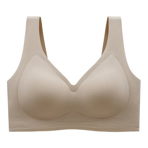 Plus-Size Seamless Push-Up Bra - Demuura