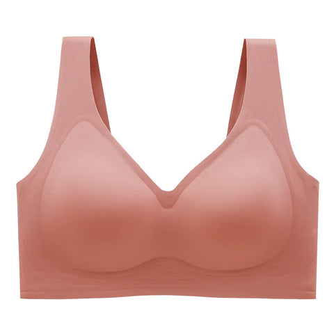 Plus-Size Seamless Push-Up Bra - Demuura