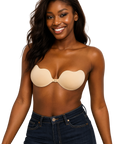 Front Closure Sticky Push-Up Bra - Demuura