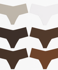 6-Pack Seamless Comfort Band Panties - Demuura