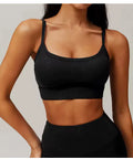 Bronzing Sports Back Support Bra - Demuura
