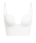Plunge Backless Corset Bra - Demuura