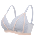 Lace Button Nursing Bra - Demuura
