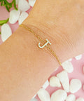 Initial Drawstring Bracelet - Demuura
