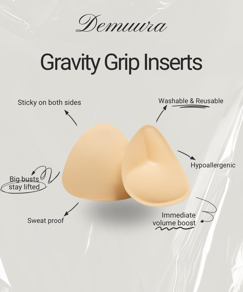 Gravity Grip Double-Sided Adhesive Bra - Demuura
