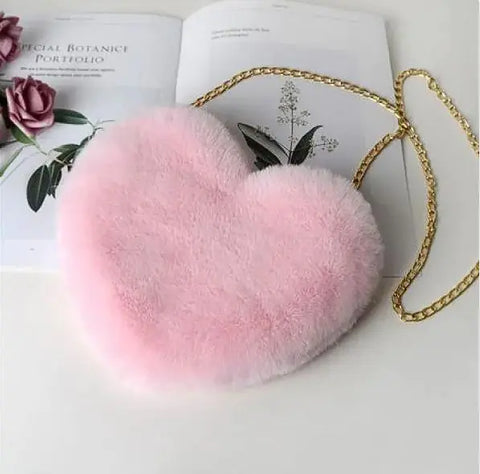 Plush Love Chain Shoulder Bag - Demuura