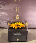 Sunflower Simulation Necklace - Demuura