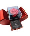 Heart Box Rose Necklace - Demuura