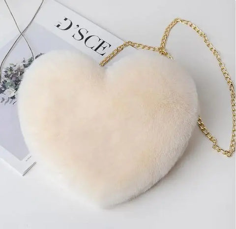 Plush Love Chain Shoulder Bag - Demuura