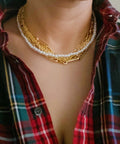 Multi Chain Pearl Necklace - Demuura