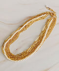 Multi Chain Pearl Necklace - Demuura