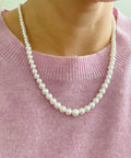 Queen Liz Graduated Pearl Necklace - Demuura