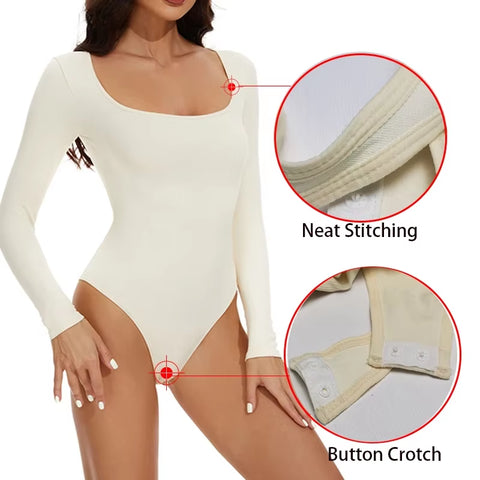 Demuura™ Long Sleeve Tummy Control Bodysuit